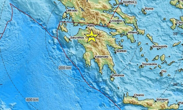 Σεισμός κοντά στα Καλάβρυτα (pics)