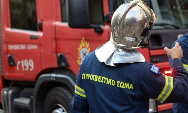 Φωτιά στη Λαμία