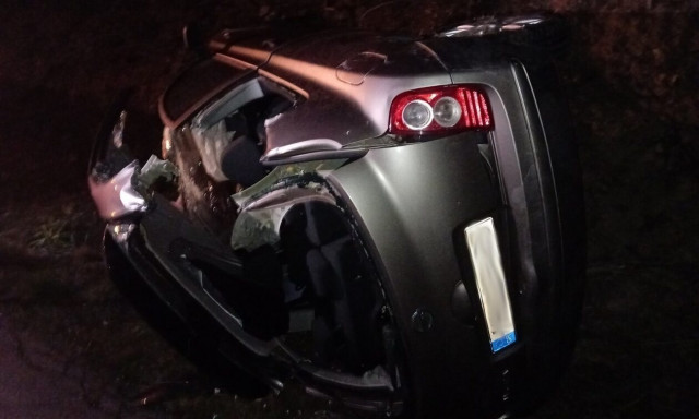 Ηγουμενίτσα: Πήγε να αποφύγει ζώο και έφερε... τούμπες!