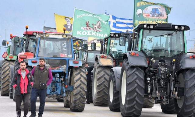 Tractors roll into downtown Athens