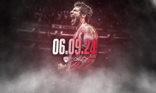 Ολυμπιακός: Αποσύρει τη φανέλα με το Νο15 για τον Γιώργο Πρίντεζη