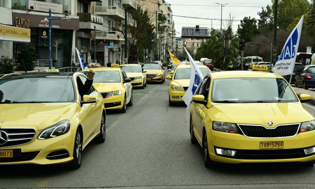 Ταξί: Πορεία διαμαρτυρίας προς το υπουργείο Μεταφορών - Τα αιτήματά τους