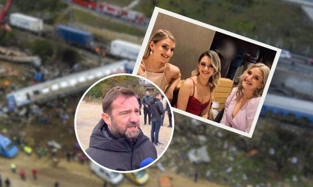 Τέμπη - Οργή από τον πατέρα των διδύμων κοριτσιών: «Τα παιδιά μου τα δολοφόνησαν»