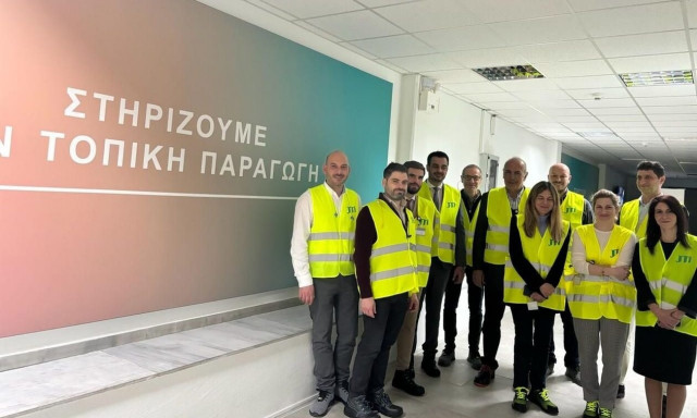 Στο εργοστάσιο της JTI στην Ξάνθη, Αντιπροσωπεία του ΣΕΒ