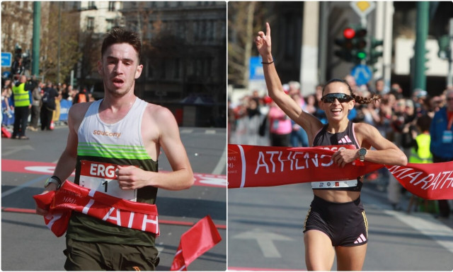 Ημιμαραθώνιος Αθήνας: Μεγάλοι νικητές Σταμούλης και Μαρινάκου (vids)