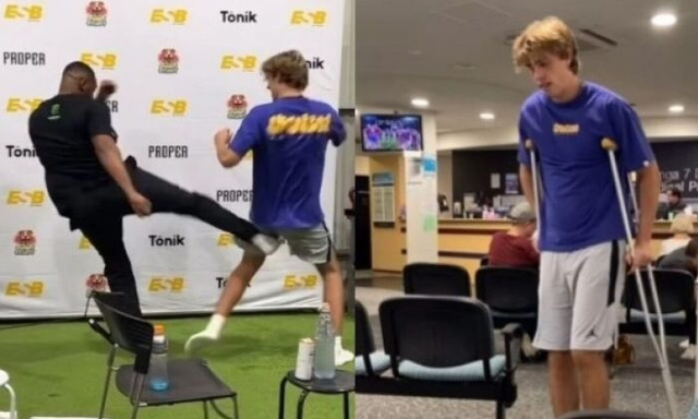 Influencer ζήτησε από αθλητή του UFC να τον κλωτσήσει στο πόδι: Κατέληξε στο νοσοκομείο