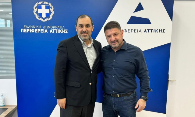 Συνάντηση Κώστα Κατσαφάδου με τον Νίκο Χαρδαλιά