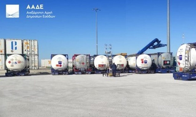 ΑΑΔΕ: Διπλό μπλόκο σε 10 βυτία με επικίνδυνους διαλύτες για νόθευση καυσίμων σε Ευζώνους και Πάτρα