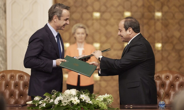 Υπεγράφη η Κοινή Δήλωση για τη σύσταση του Ανώτατου Συμβουλίου Συνεργασίας Ελλάδας – Αιγύπτου