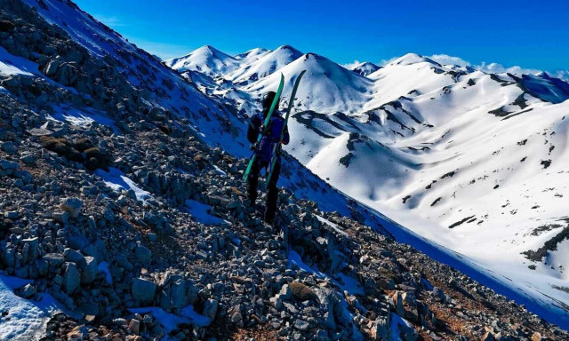 Ψηλορείτης: Μοναδικές εικόνες από τις χιονισμένες πλαγιές