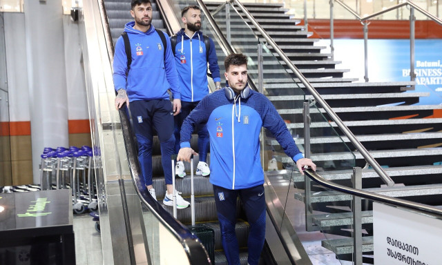 Εθνική Ελλάδας: Έφτασε στην Τιφλίδα η αποστολή