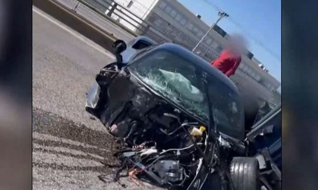 Έτσι έγινε το τροχαίο στον Κηφισό με τη Maserati - Πώς γλύτωσε ο οδηγός