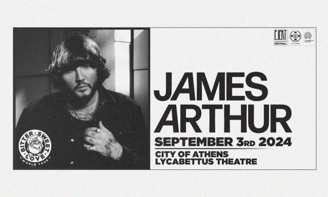 Ο James Arthur για πρώτη φορά στην Ελλάδα
