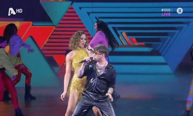 J2US: Ο Αναστάσιος Ράμμος επέστρεψε και γνώρισε την αποθέωση – Η εμφάνιση με τη Δώρα Παντέλη