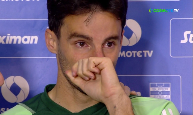 Παναθηναϊκός - ΑΕΚ: Ξέσπασε σε κλάματα ο Χουάνκαρ - «Συγγνώμη κι ένα μεγάλο ευχαριστώ...» (vid)