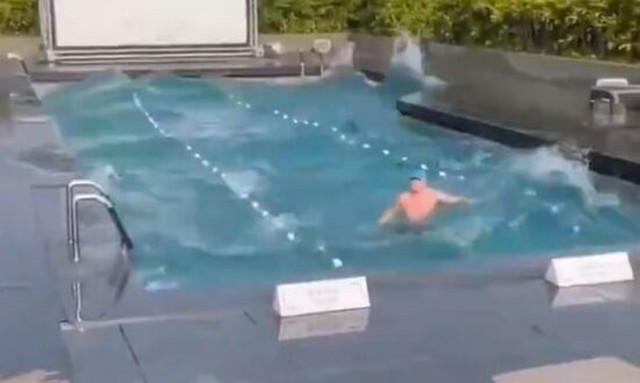 Ο ατάραχος κολυμβητής