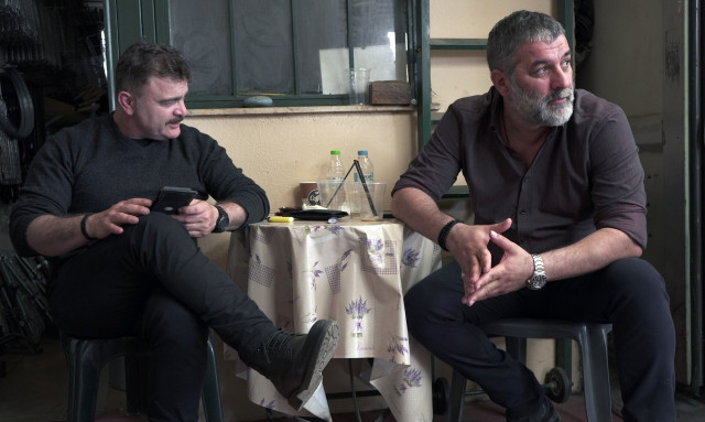 Δημήτρης Καπετανάκος και Βασίλης Μπισμπίκης