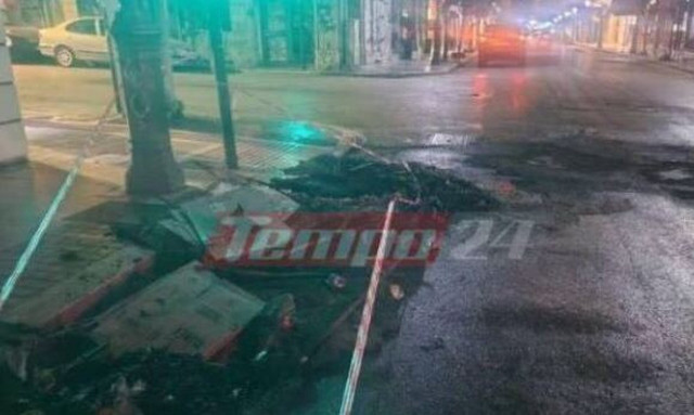 Πάτρα: Σοβαρά επεισόδια τα ξημερώματα - Φωτιές σε κάδους και κυνηγητό