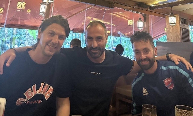 Πανιώνιος: Οι τρεις στυλοβάτες της ανόδου στη Super League 2 πανηγύρισαν μαζί την ιστορική στιγμή