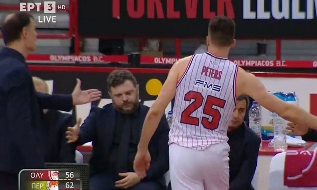 Ολυμπιακός - Περιστέρι 91-83: Ανατροπή με το... ζόρι - Αγνόησε τον Μπαρτζώκα ο Πίτερς (vid)