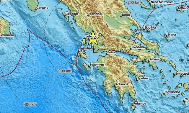 Light quake jolts Amphilochia