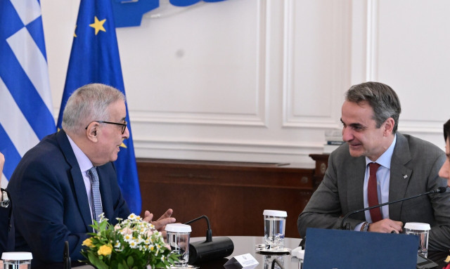 Κυριάκος Μητσοτάκης: Συνάντηση με τον ΥΠΕΞ του Λιβάνου Αμπντάλα Μπου Χαμπίμπ