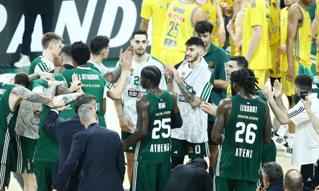 Euroleague: Οριστικά δεύτερος ο Παναθηναϊκός AKTOR, εκτός πλεονεκτήματος ο Ολυμπιακός