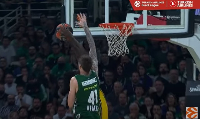 Παναθηναϊκός AKTOR: Η τρομερή τάπα του Ερναντγκόμεθ στο Top-10 της Euroleague!