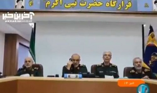 Βίντεο από καταφύγιο στην Τεχεράνη: Ο στρατηγός Σαλαμί διατάζει επίθεση στο Ισραήλ