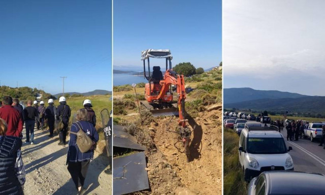 Ξεσηκωμός για τις ανεμογεννήτριες στο Λυκόρεμα Καρύστου - «Πάγωσαν» τα έργα οι κάτοικοι