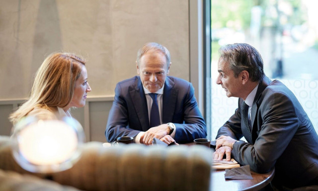 Κυριάκος Μητσοτάκης: Συναντήθηκε με Τουσκ και Μέτσολα - Τι συζήτησαν