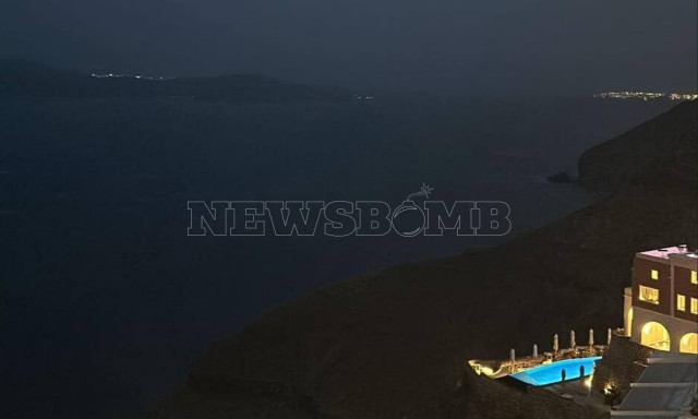 Σαντορίνη: Αφρικανική σκόνη και ηφαιστειακή τέφρα «έκρυψαν» το νησί - Τι λένε κάτοικοι στο Newsbomb