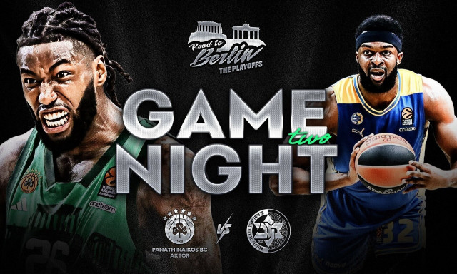 Παναθηναϊκός AKTOR – Μακάμπι Τελ Αβίβ: LIVE το Game 2 της σειράς των playoffs της Euroleague