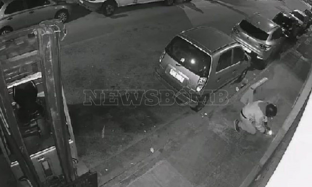 Βίντεο ντοκουμέντο: Η προσπάθεια των βομβιστών να ανατινάξουν κάβα στην Καλλιθέα