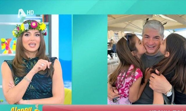 Σταματίνα Τσιμτσιλή: Βγήκε με λουλούδια στα μαλλιά στον αέρα και ευχήθηκε στην κόρη της