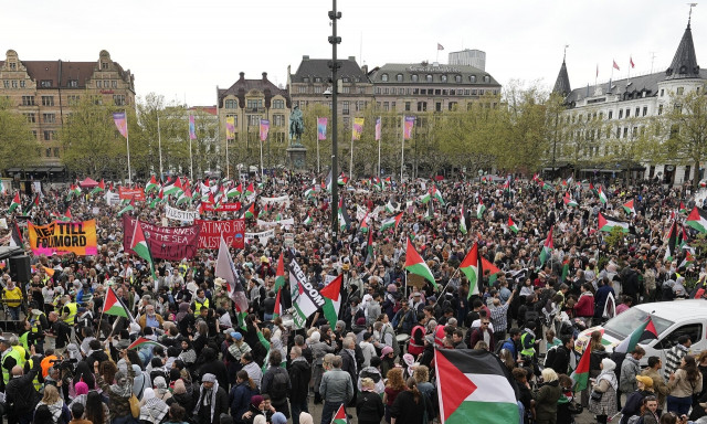 Eurovision 2024: Χιλιάδες φιλοπαλαιστίνιοι διαδηλωτές ξεσπούν κατά της συμμετοχής του Ισραήλ