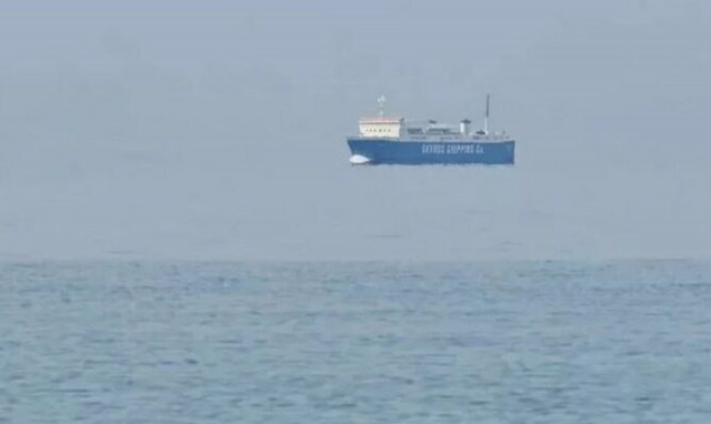 Το ιπτάμενο πλοίο στην Κύμη που έγινε viral - Η Fata Morgana εμφανίστηκε ξανά