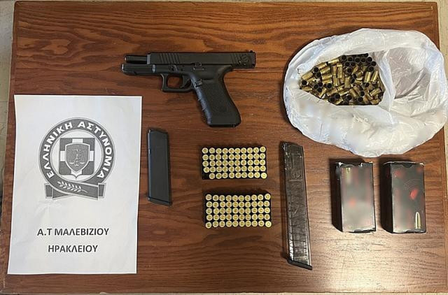 Σύλληψη για «μπαλωθιές» στο Μαλεβίζι Ηρακλείου