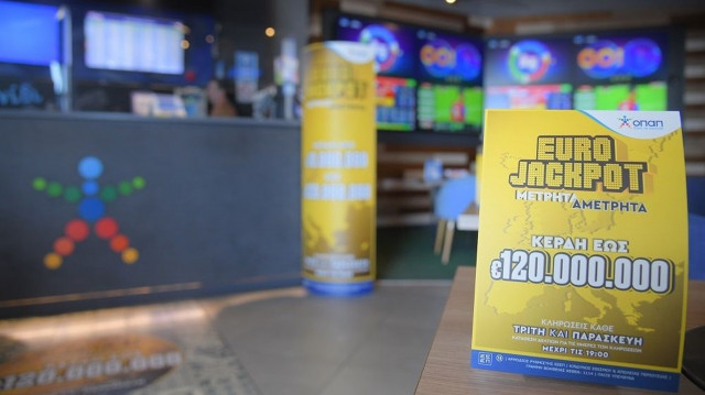 Eurojackpot: Αντίστροφη μέτρηση για την κλήρωση των 63 εκατ. ευρώ-Μέχρι τις 19:00 η κατάθεση δελτίων