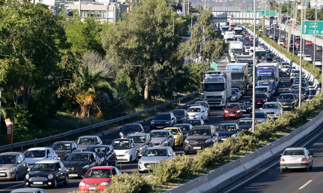 Κίνηση τώρα: Χαμηλές ταχύτητες στους περισσότερους δρόμους της Αττικής