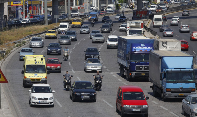 Κίνηση στους δρόμους: Στο «κόκκινο» ο Κηφισός και η λεωφόφος Συγγρού