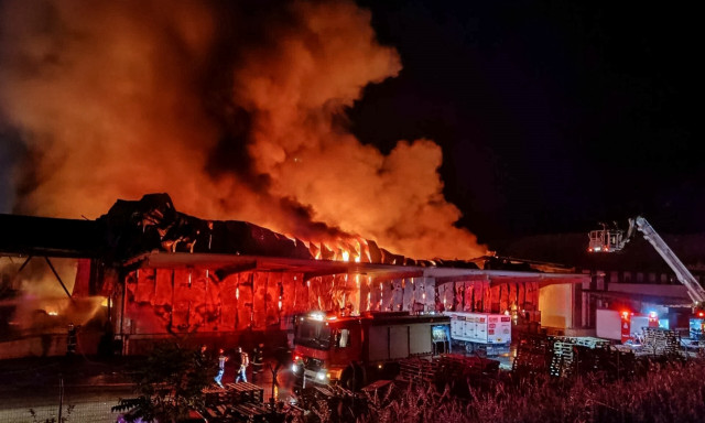 Λαμία: Συνεχίζονται οι έρευνες για τα αίτια της φωτιάς στο εργοστάσιο με τα δηλητηριασμένα γεύματα
