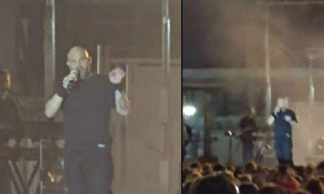 Τρελάθηκε ο Stavento σε συναυλία με τύπο που του πέταγε μπιλάκια