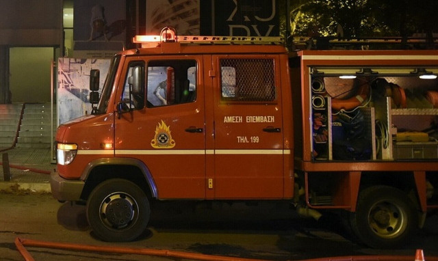 Γαλάτσι: Πυρκαγιά σε εργοτάξιο του Μετρό - Καταστράφηκαν μηχανήματα