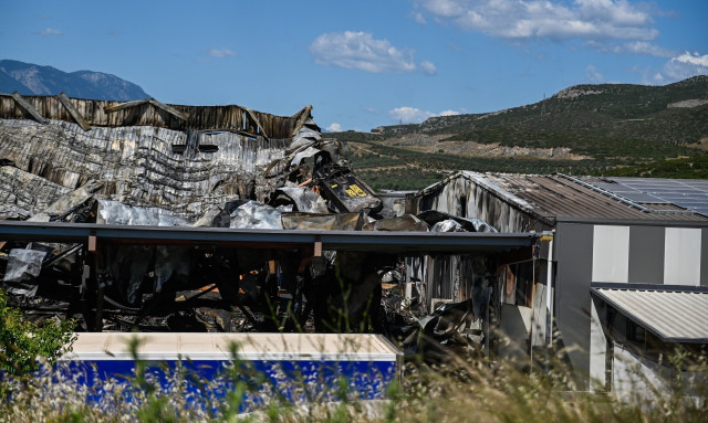 Φωτιά στο εργοστάσιο στη Λαμία: Βγαίνει...λαβράκι από τα βίντεο - Ύποπτα αμάξια, ταυτοποίηση άνδρα