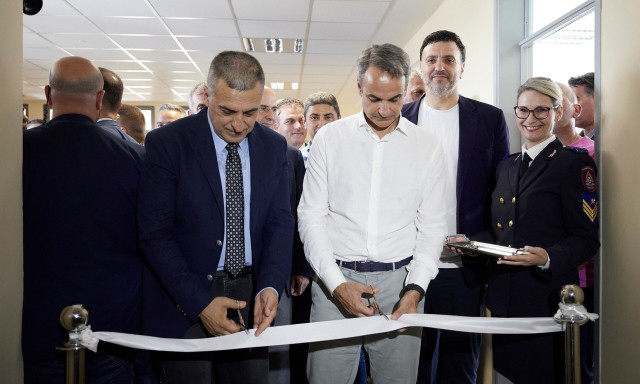 Στο Περιφερειακό Κέντρο Επιχειρήσεων Πολιτικής Προστασίας Θεσσαλίας ο Κυριάκος Μητσοτάκης