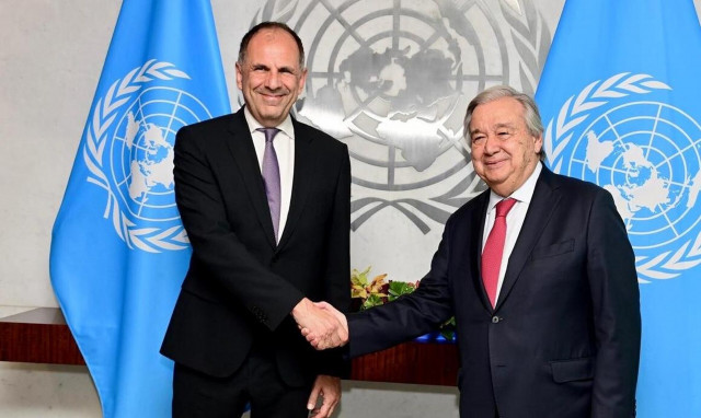 Συνάντηση Γεραπετρίτη – Γκουτέρες στη Νέα Υόρκη: Τα θέματα που συζήτησαν