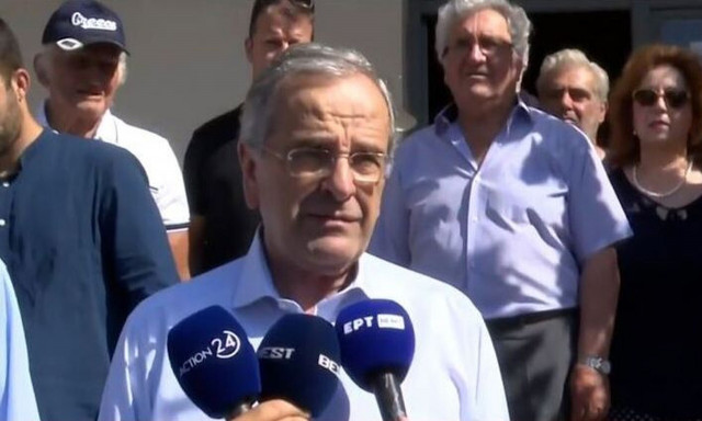 Ευρωεκλογές 2024 - Σαμαράς: Σήμερα στέλνουμε μήνυμα ποια Ευρώπη θέλουμε