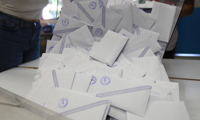 Official European election results, with 97.16% of all votes counted