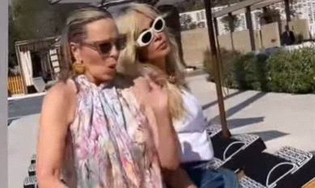 Άννα Βίσση: Χορεύει με τη «Σαμάνθα» από το Sex and the City